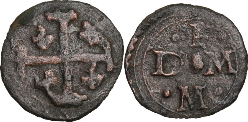 Casale. Ferdinando Gonzaga (1612-1626). Quattrino. CNI 82/84; MIR (Piem. Sard. L...