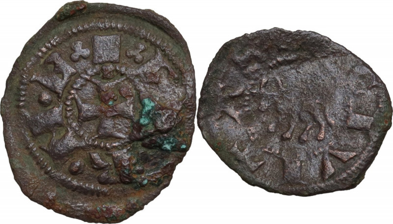 Parma. Repubblica (1238-1322). Denaro mezzano o torellino. CNI 13; MIR (Emilia) ...