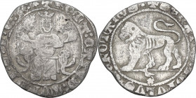 Roma. Senato Romano (1184-1439). Grosso, stemma Savelli. CNI 188 (al tipo); M. 47; Berm. 139. AG. 1.91 g. 21.00 mm. RR. Tosato. qBB.