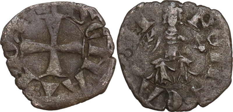 Roma. Senato Romano (1184-1439). Denaro piccolo, emissioni XIII-XIV sec. CNI 431...