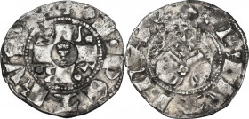 Roma. Martino V (1417-1431), Oddone Colonna. Bolognino. CNI 64; M. 17; Berm. 273. AG. 0.69 g. 15.00 mm. BB.