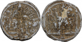 Roma. Paolo II (1464-1471), Pietro Barbo. Bolla. Ser. 172/175. PB. 42.79 g. 41.00 mm. RRR. BB. Conii di Emiliano Piermattei detto Orfini da Foligno at...