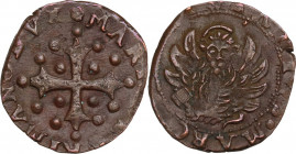 Venezia. Marino Grimani (1595-1605). Sesino. CNI tav. XX, 10; Paol. 18. AE. 1.52 g. 17.50 mm. Bel BB.