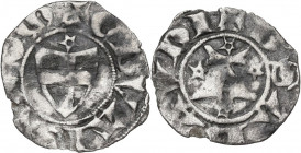 Edoardo (1323-1329). Forte I tipo, San Maurizio D'Agauno (?). MIR (Savoia) 53a; Sim. 1/1; Biaggi 45. MI. 0.61 g. 18.00 mm. R. qBB.