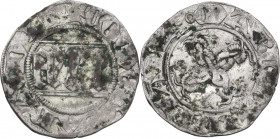 Amedeo VIII, Conte (1391-1416) - (1391-1398 reggenza di Bona di Borbone). Quarto di grosso I tipo (reggenza), Avigliana o Nyon. MIR (Savoia) 116; Sim....