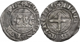 Amedeo VIII Duca (1416-1440). Quarto di Grosso II tipo, Chambery. MIR (Savoia) 143d; Biaggi 127; Simonetti 39/3; MIR (Savoia) 143d. MI. 1.40 g. 19.30 ...