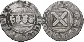 Ludovico (1440-1465). Quarto I tipo, zecca incerta. MIR (Savoia) 167; Sim. 11; Biaggi 148. MI. 1.08 g. 18.00 mm. MB+.