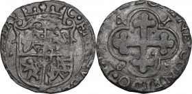 Carlo Emanuele I (1580-1630). Soldo (4 denari) II tipo 1584, Bourg. MIR (Savoia) 661k; Sim. 69; Biaggi 557i. MI. 1.59 g. 19.00 mm. BB.