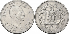 Vittorio Emanuele III (1900-1943). 2 lire 1936 A. XIV. Pag. 754; Mont. 175. NI. 28.50 mm. R. BB.