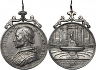 Leone XII (1823 - 1829), Annibale Sermattei della Genga. Medaglia annuale, A. IV. D/ LEO XII PONT MAX ANNO IV. Busto a sinistra con berrettino, mozzet...