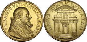 Urbano VIII (1623-1644) Maffeo Barberini. Medaglia annuale, A. XII. D/ VRBANVS VIII PONT MAX A. XII. Busto a destra a testa nuda con piviale.; nel tag...