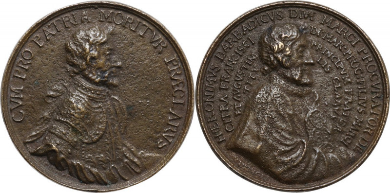 Girolamo Barbarigo (1410-1467), procuratore di San Marco de Citra. Medaglia s.d....