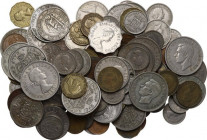 Great Britain. Lot of one hundred and thirty-one (131) coins to be sorted. Different mints and values. AR, NI, AE.