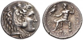 Kings of Macedon. Alexander III ‘the Great’, 336-323 BC. Tetradrachm (Silver, 25mm, 17.03 g 2), struck under Demetrios Poliorketes, Tarsos (Newell) or...