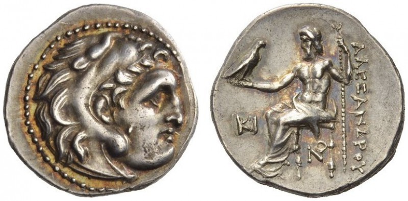 KINGS of MACEDON. Alexander III ‘the Great’, 336-323 BC. Drachm (Silver, 18mm, 4...