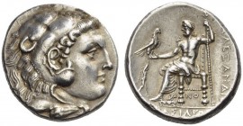KINGS of MACEDON. Alexander III ‘the Great’, 336-323 BC. Tetradrachm (Silver, 26mm, 17.07 g 2), Sikyon, c. 300-c. 290. Head of Herakles in lion skin h...