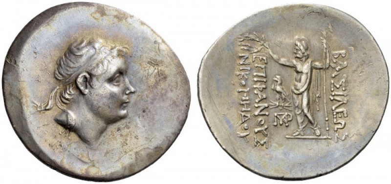 KINGS of BITHYNIA. Nikomedes II Epiphanes, 149-127 BC. Tetradrachm (Silver, 42mm...