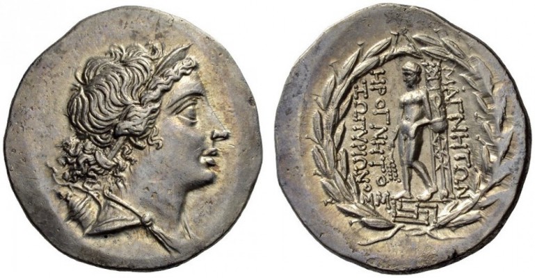 IONIA, Magnesia ad Maeandrum. Circa 155-145 BC. Tetradrachm (Silver, 32mm, 16.30...