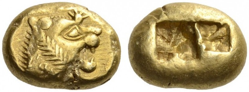 KINGS of LYDIA. Period of Alyattes II to Kroisos, circa 610-550/46 BC. Trite (El...