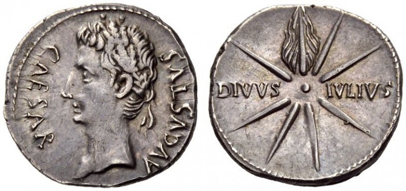 Augustus, 27 BC-AD 14. Denarius (Silver, 20mm, 3.84 g 6), Spanish mint (Colonia ...