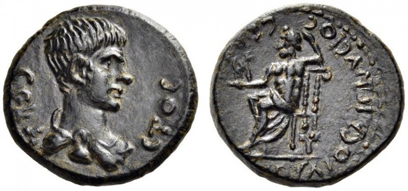 PHRYGIA, Sebaste. Nero, 54-68. Assarion (Bronze, 19mm, 5.95 g 1), Julius Dionysi...