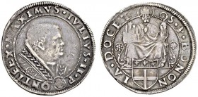 Italy, Bologna. Julius II (Giuliano Della Rovere). 1503-1513. Giulio (?) (Silver, 28mm, 4.20 g 3), 1506-1508. IVLIVS.II.PONTIFEX.MAXIMVS. Bare-headed ...