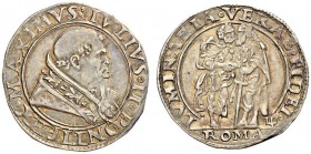 Italy, Rome. Julius II (Giuliano Della Rovere). 1503-1513. Giulio (Silver, 28mm, 3.87 g 4), dies by Piermaria Sebaldi da Pescia, sometimes known as Ta...