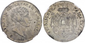 DEUTSCHLAND. Berg, Grossherzogtum. Joachim Murat, 1806-1808. Cassataler 1807, Düsseldorf. Kahnt 138. Thun 111. Dav. 625. Sehr selten / Very rare. NGC ...