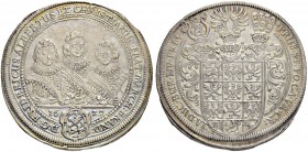 DEUTSCHLAND. Brandenburg-Ansbach, Markgrafschaft. Friedrich II., Albrecht und Christian, 1625-1634. Taler 1629, Nürnberg. 29.08 g. Slg. Wilm. 870. Dav...