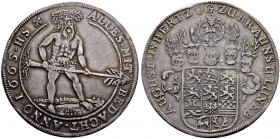 DEUTSCHLAND. Braunschweig-Lüneburg, Herzogtum. -Wolfenbüttel. August der Jüngere, 1635-1666. Taler 1665, Zellerfeld. Sog. Hausknechtstaler. 28.75 g. W...