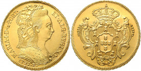 Brasilien Maria I. 1786 - 1816 6400 Reis 1797 R Rio Friedberg 87 14,42g stgl