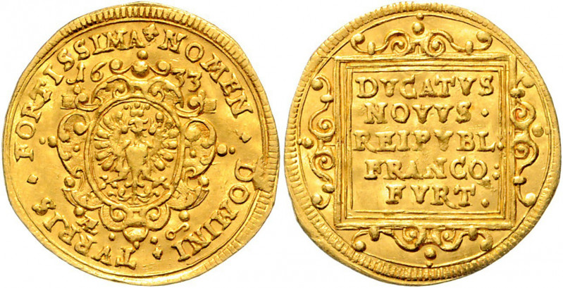 Deutschland Frankfurt Stadt Dukat 1633 Frankfurt Friedberg 972, J. & F. 408 a 3,...