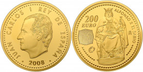 Spanien Juan Carlos I. seit 1975 200 Euro 2008 Friedberg 421 13,63g PP