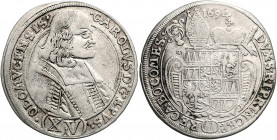 Olmütz Carl II. von Liechtenstein 1664 - 1695 XV Kreuzer 1694 Kremsier Suchomel/Videman 389, KM 231 5,82g ss