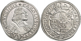 Olmütz Carl II. von Liechtenstein 1664 - 1695 VI Kreuzer 1673 Kremsier Lichnowsky/Mayer 270 3,19g vz/stgl