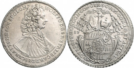 Olmütz Wolfgang von Schrattenbach 1711 - 1738 Taler 1722 Kremsier Lichnowsky/Mayer 436, Dav. 1218. 28,30g f.vz