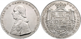 Olmütz Rudolf Johann von Österreich 1819 - 1830 Taler 1820 Kremsier Lichnowsky/Mayer 537, Suchomel/Videman 1205, Dav. 41. 28,08g vz/stgl