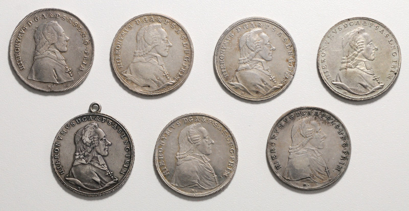 Erzbistum Salzburg Hieronymus Graf Colloredo 1772 - 1803 Lot Salzburg Lot 7 Stüc...