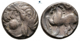 Eastern Europe. Imitation of Philip II of Macedon circa 200-100 BC. Bronze Æ
