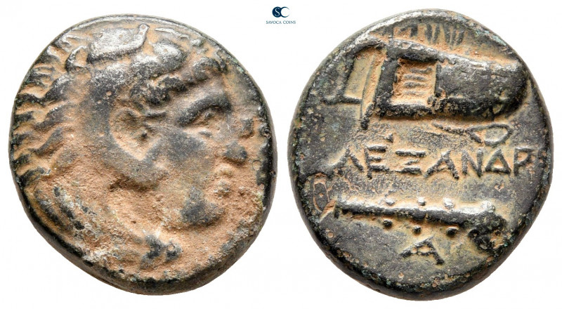 Kings of Macedon. Alexander III "the Great" 336-323 BC. 
Unit Æ

18 mm, 5,51 ...