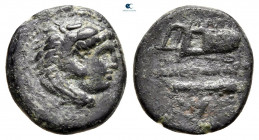 Kings of Macedon. Uncertain mint. Alexander III "the Great" 336-323 BC. Quarter Unit Æ