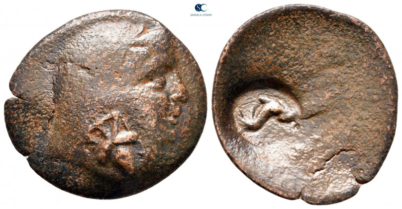 Thrace. Byzantion circa 250-200 BC. 
Bronze Æ

27 mm, 5,39 g



fine