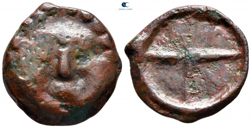 Scythia. Olbia circa 437-410 BC. 
Cast Coinage Æ

30 mm, 10,86 g



very ...