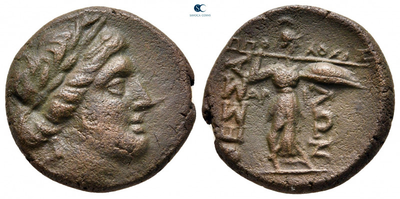 Thessaly. Thessalian League circa 150-50 BC. 
Bronze Æ

19 mm, 6,60 g



...