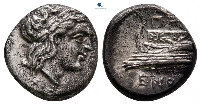 Bithynia. Kios. ΠPOΞENOΣ, magistrate circa 350-300 BC. 
Drachm AR

13 mm, 2,2...