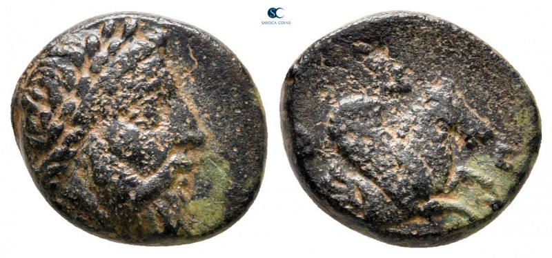 Mysia. Adramytteion. ΟΡΟΝΤΗΣ (Orontes), satrap of Mysia 357-352 BC. 
Bronze Æ
...