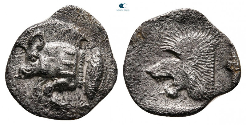 Mysia. Kyzikos circa 525-475 BC. 
Obol AR

12 mm, 0,79 g



very fine