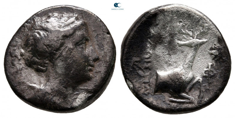 Ionia. Ephesos circa 258-202 BC. 
Drachm AR

16 mm, 2,99 g



very fine