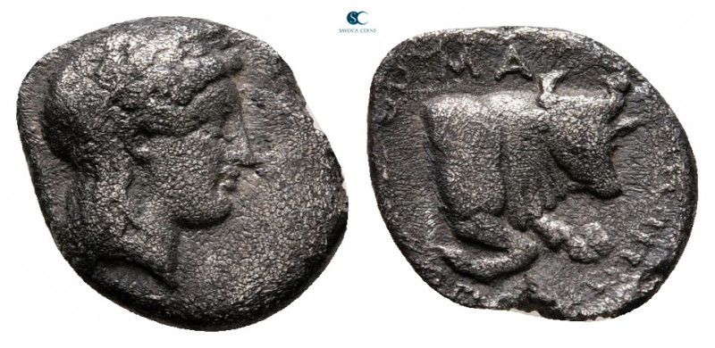 Ionia. Magnesia ad Maeander circa 350-325 BC. 
Obol AR

11 mm, 0,74 g



...