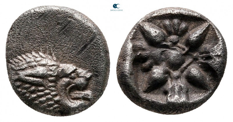 Ionia. Miletos circa 525-475 BC. 
Diobol AR

10 mm, 1,15 g



very fine